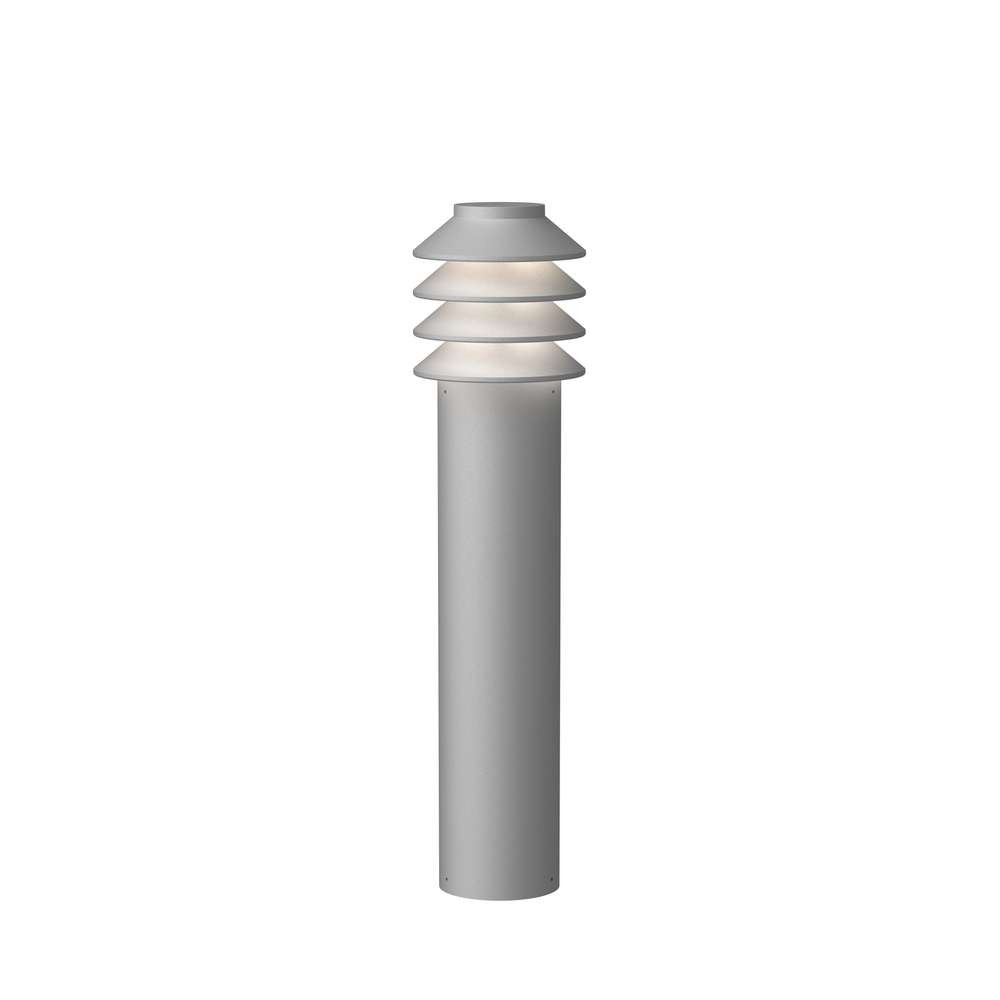 Louis Poulsen - Bysted Garden Tuinlamp Long LED 2700K mit Pin + Adaptor Alu