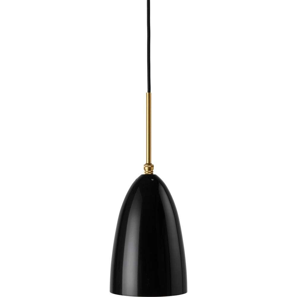 GUBI - Gräshoppa Hanglamp Glossy Black/Brass