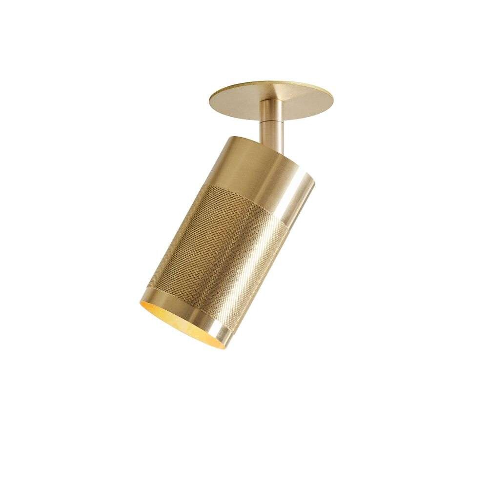 Thorup Copenhagen - Patrone Recessed Plafondlamp w/Coverplate Solid Brass