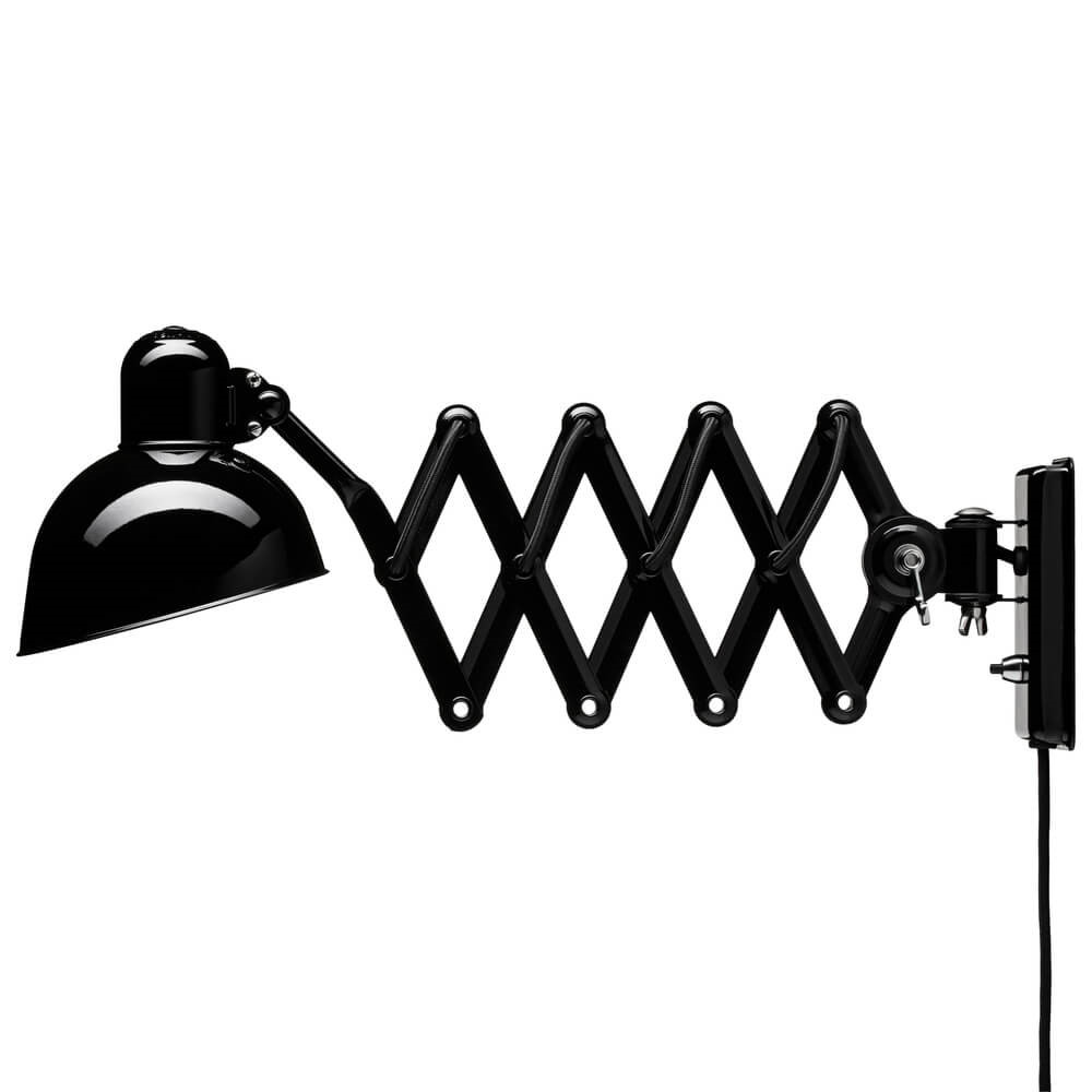 Fritz Hansen - Kaiser Idell Wandlamp Saxlamp Zwart High-Gloss 6718-W