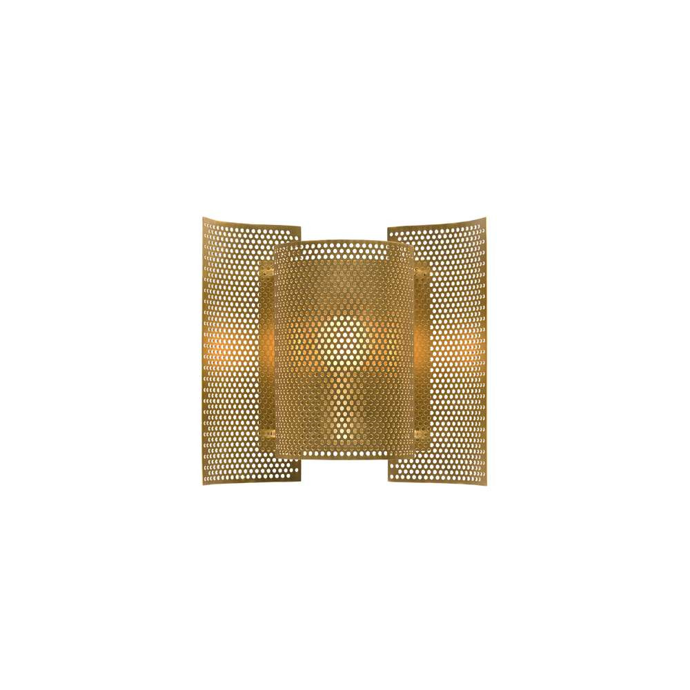 Northern - Butterfly Perforated Wandlamp Brass