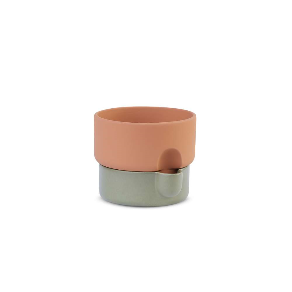 Oasis Flowerpot Medium Green/Terracotta - Northern