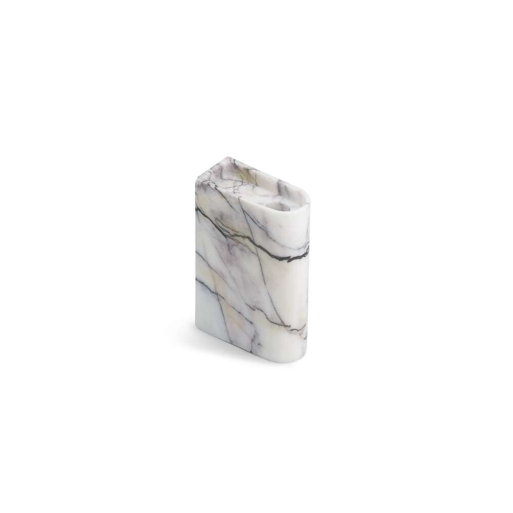 Northern - Monolith Candle Holder Medium Mixed White Marble