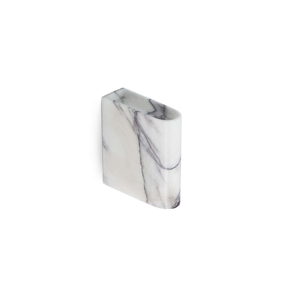 Monolith Candle Holder Wall Mixed White Marble - Northern