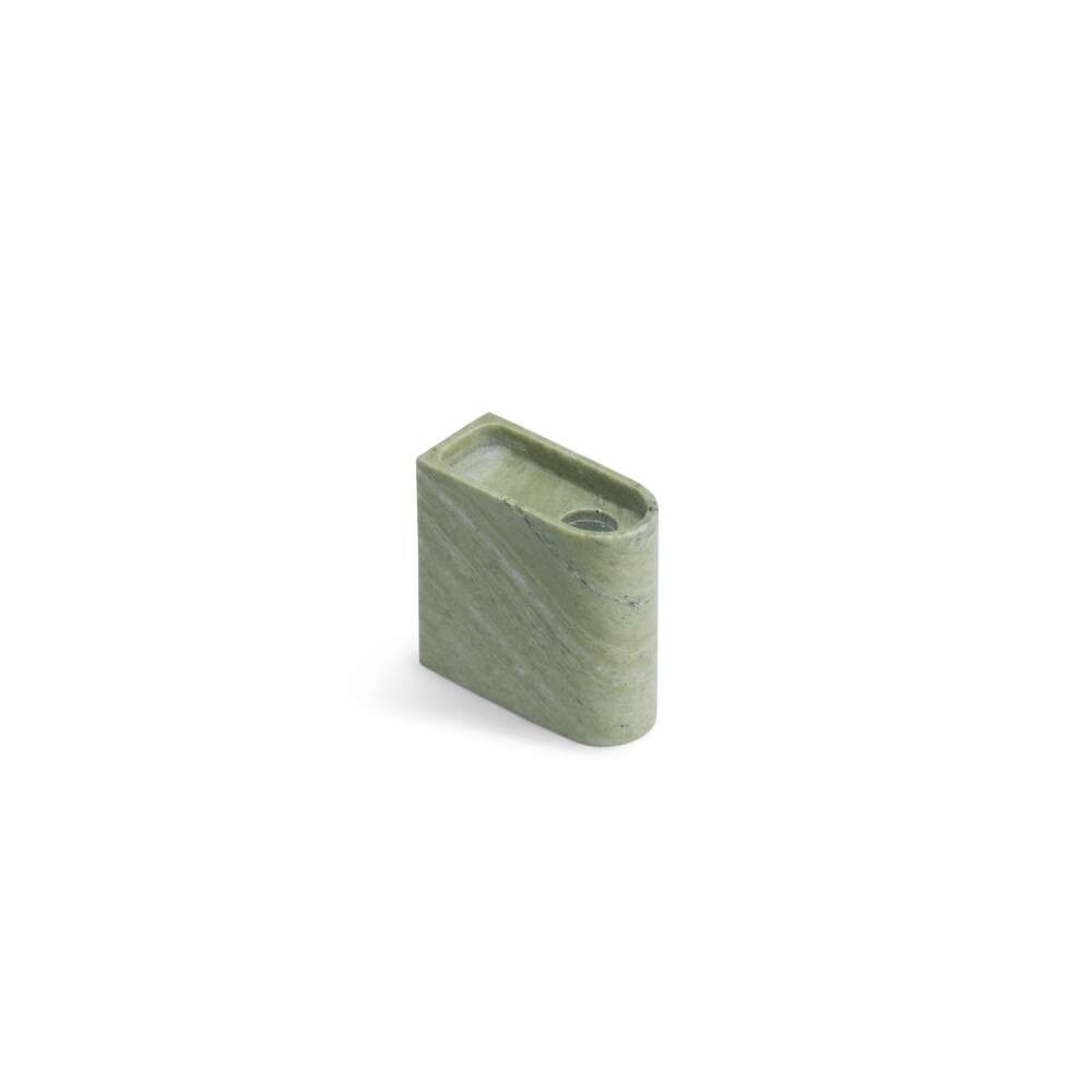 Northern - Monolith Candle Holder Low Mixed Green Marble