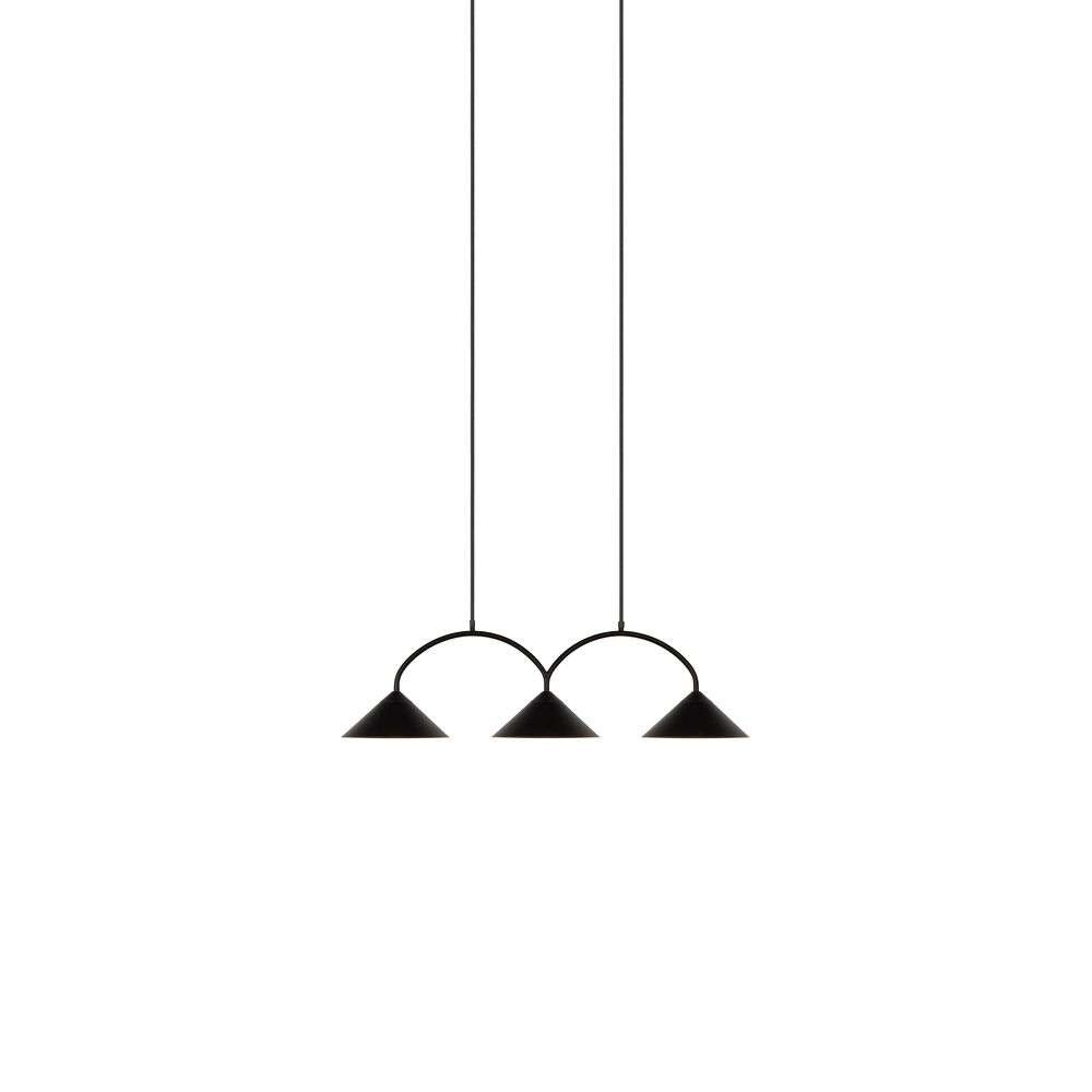Globen Lighting - Curve 3 Hanglamp Black Globen Lighting