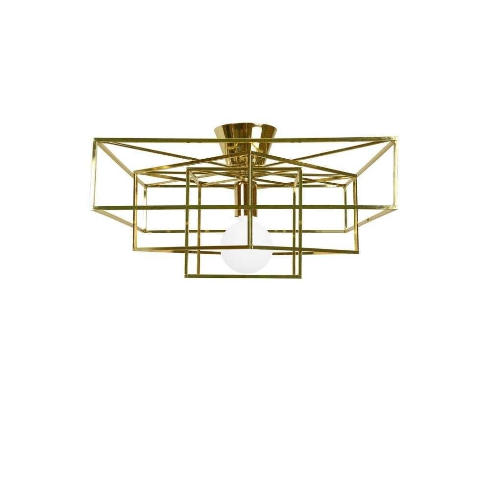 Globen Lighting - Cube Plafondlamp Brass Globen Lighting