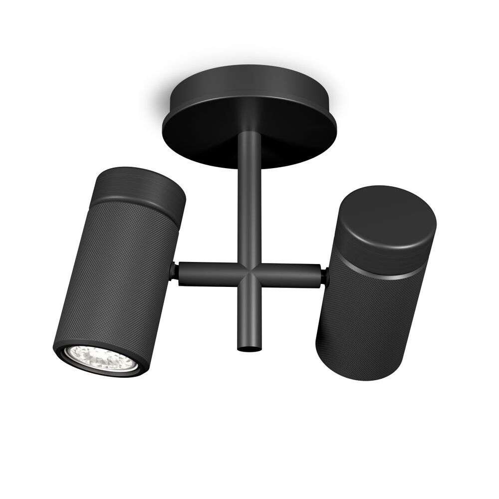 Herstal - Holder 2 Plafondlamp Black