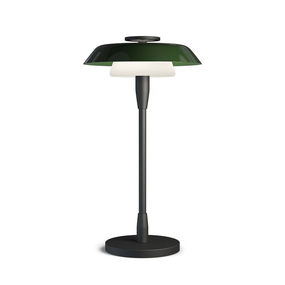 Belid - Horisont Tafellamp H36,5 Matt Black/Shiny Forest Green