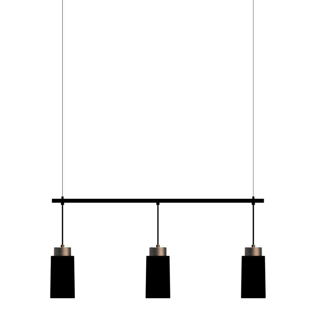 Herstal - Edge Trio Hanglamp Black