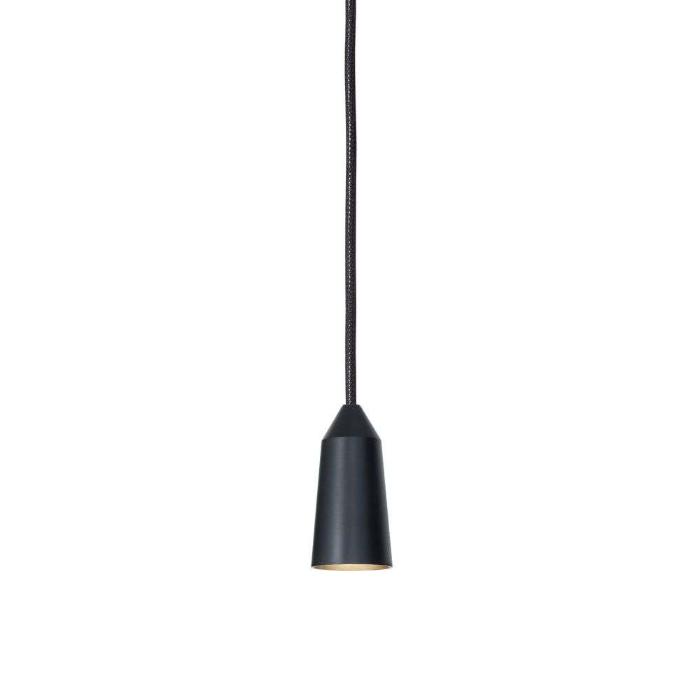 Konsthantverk - Massiv Double Conic Hanglamp Black