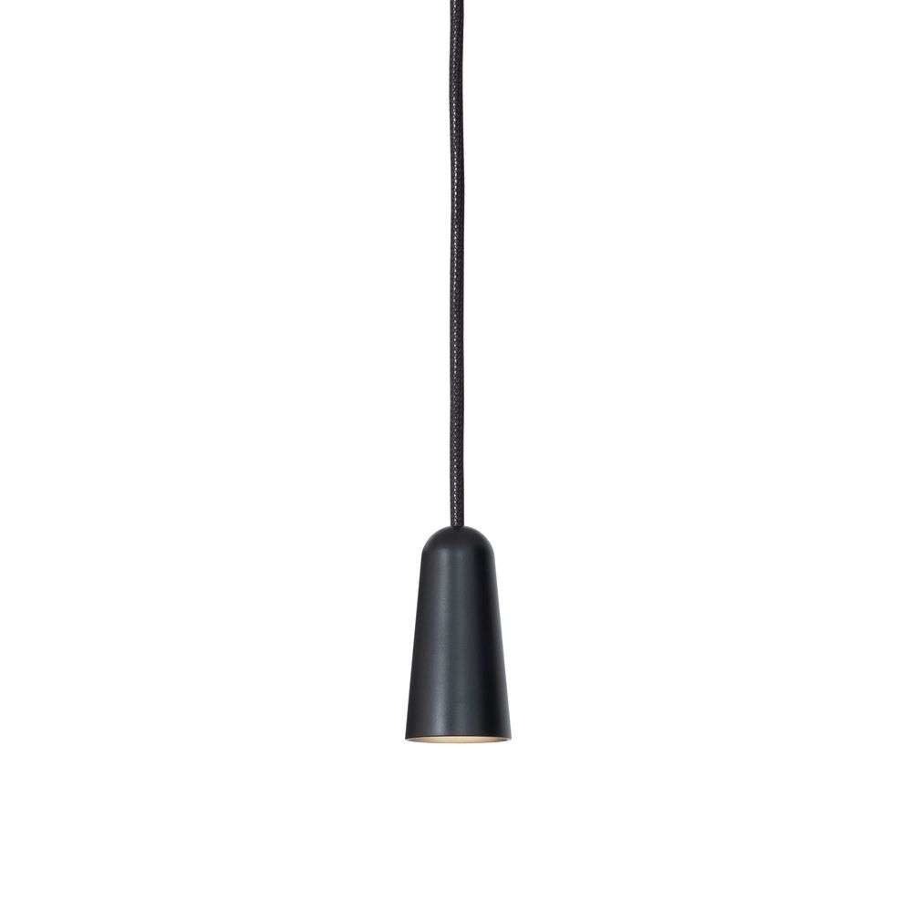 Konsthantverk - Massiv Round Conic Hanglamp Black