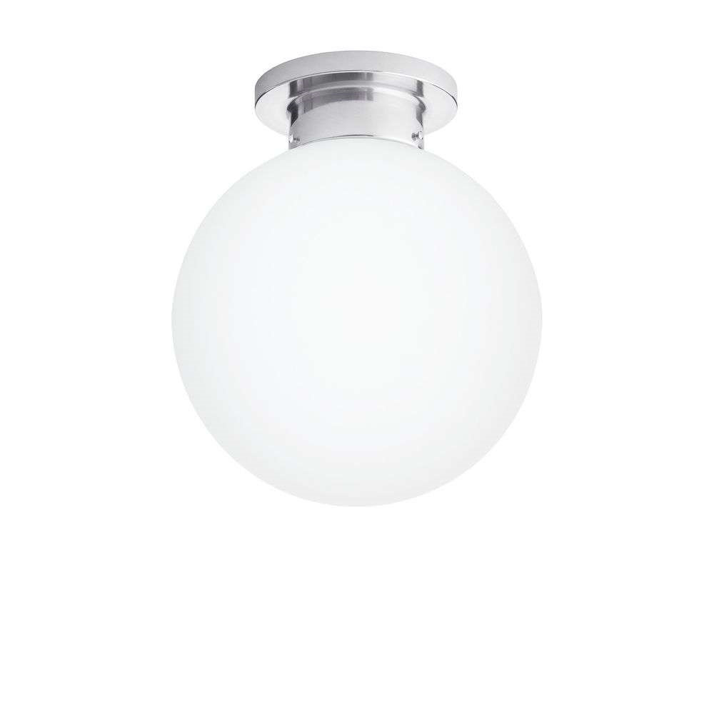 Konsthantverk - Glob Plafondlamp Ø30 Chrome/Matt White