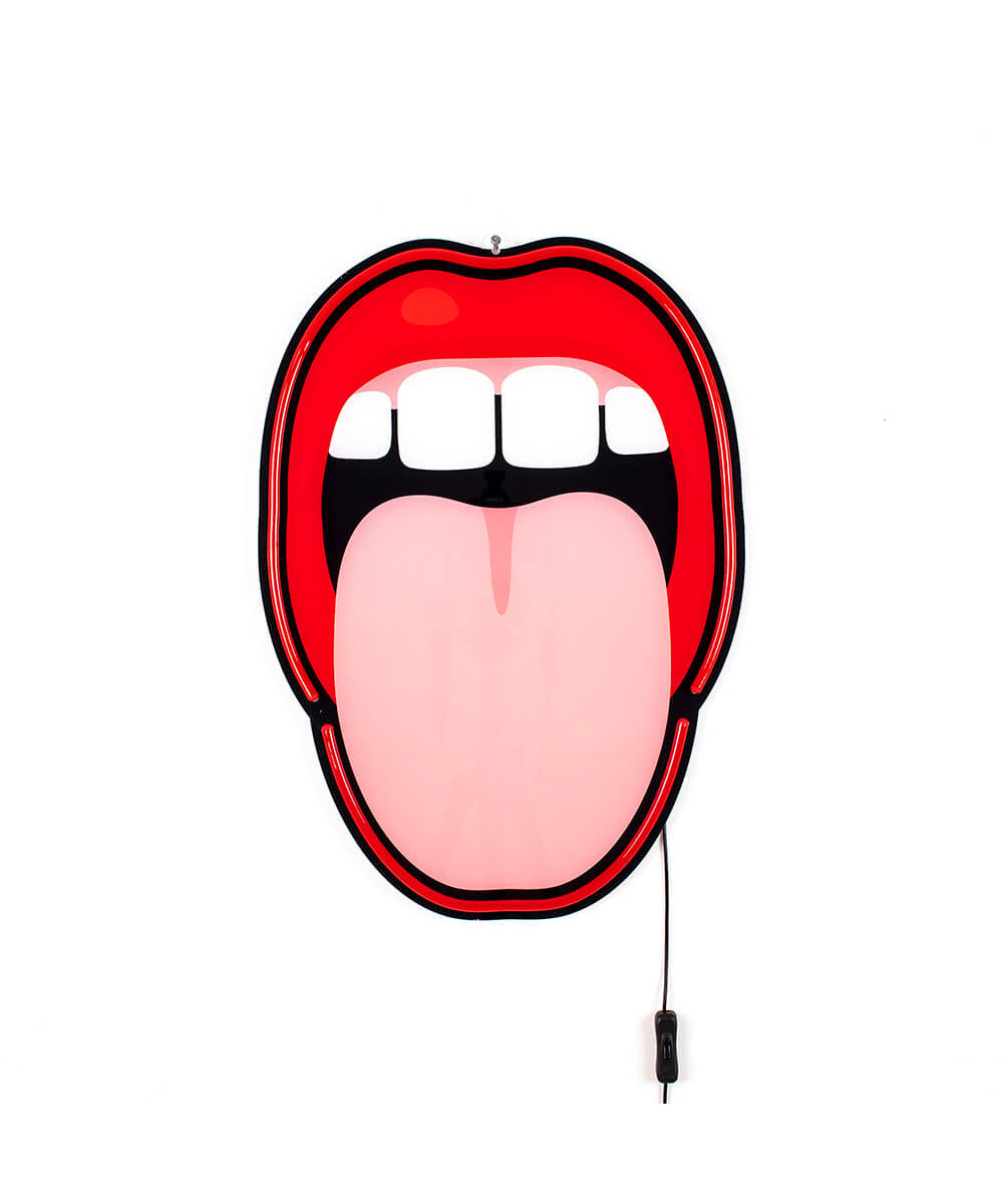 Seletti - Blow Tongue LED Wandlamp