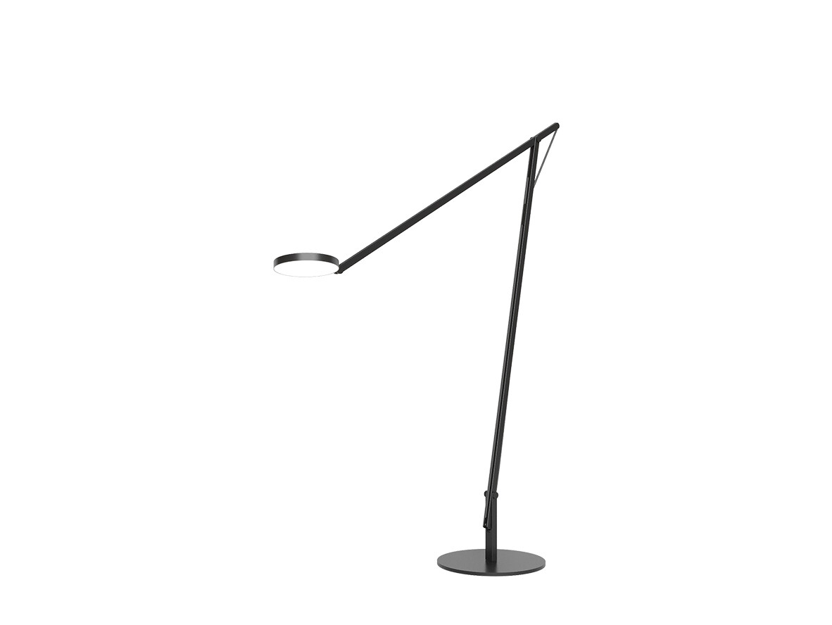 Rotaliana - String XL Staande Lamp Zwart/Zwart Elastiek