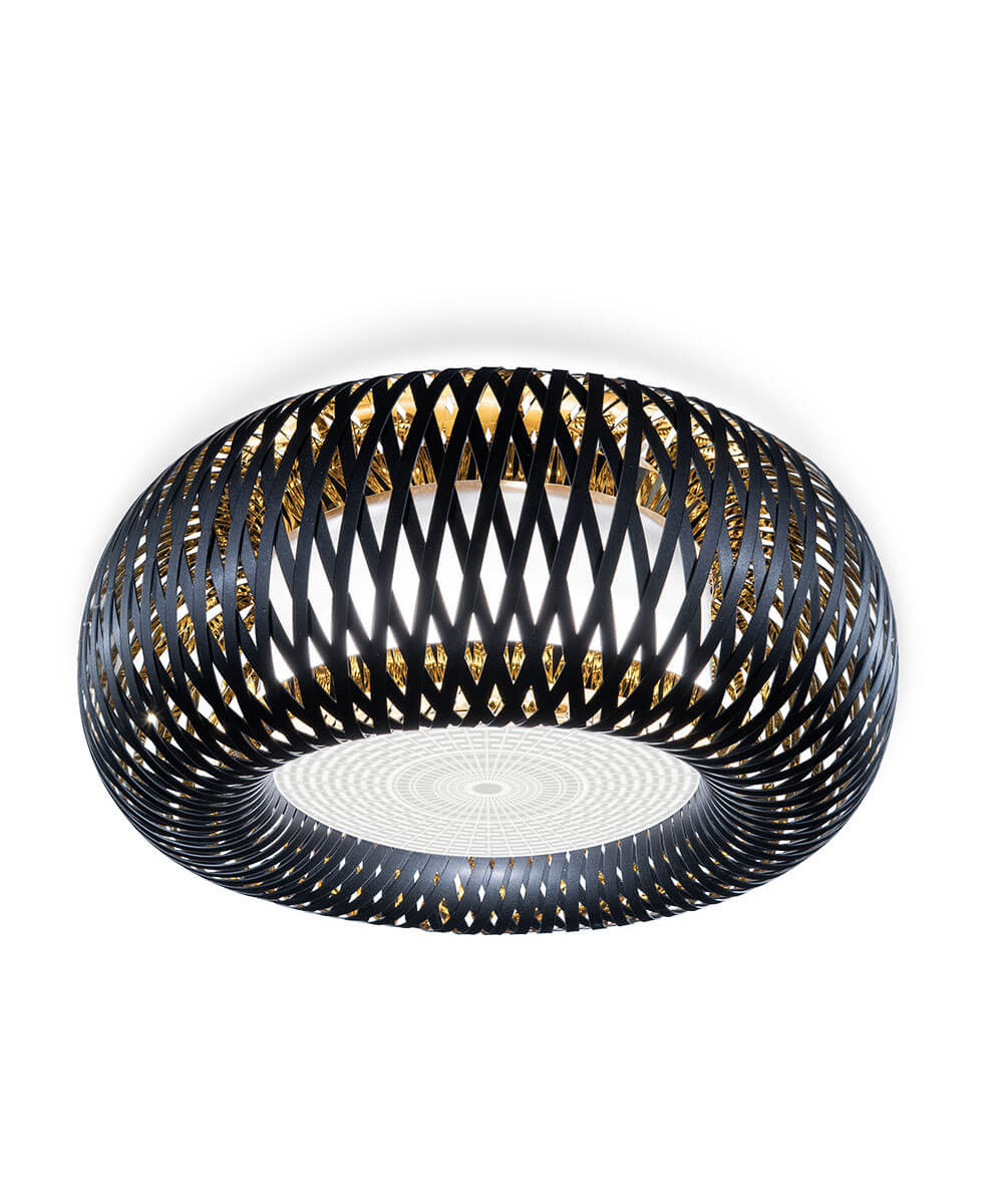 Slamp - Kalatos Plafondlamp/Wandlamp Black/Gold