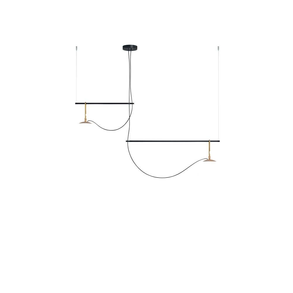 Artemide - Nh S3 2 Bracci Hanglamp Black/Brass