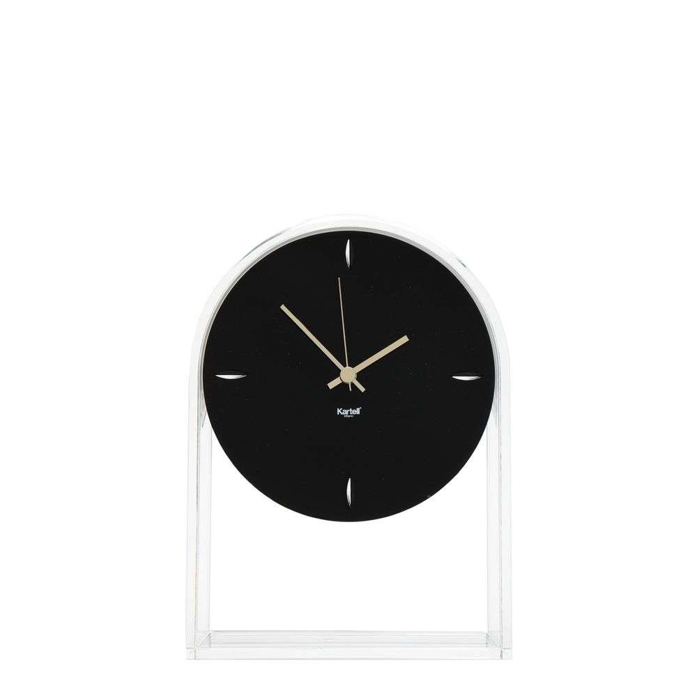 Air Du Temps Clock Crystal/Black - Kartell