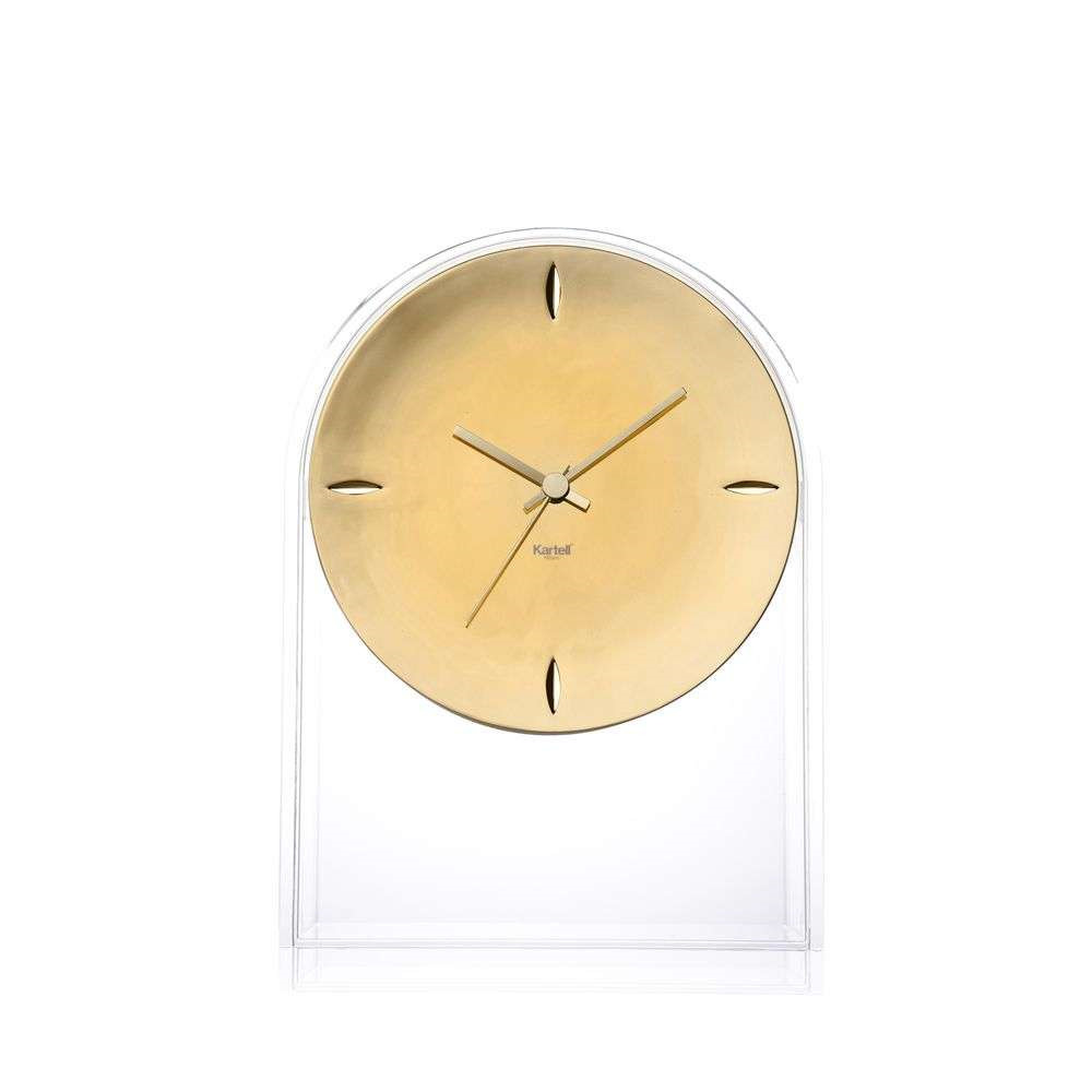Air Du Temps Clock Crystal/Gold - Kartell