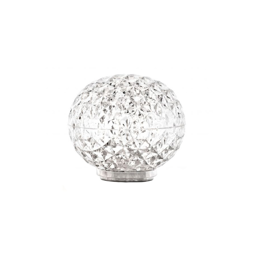 Kartell - Mini Planet Battery Taffellamp Crystal