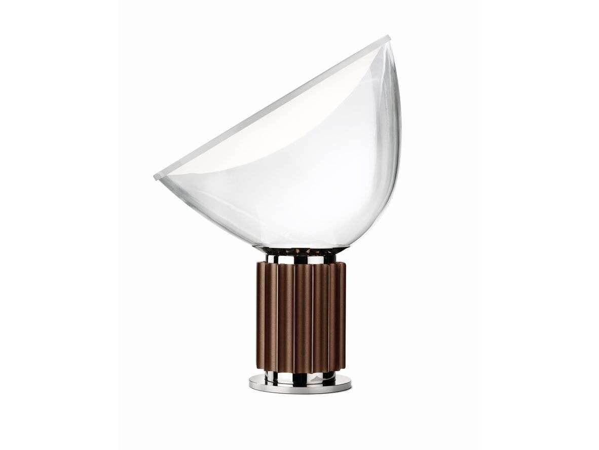 Flos - Taccia Glas Tafellamp Bronzen