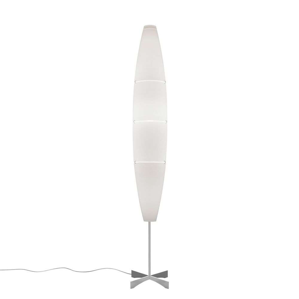 Foscarini - Havana Staande Lamp Wit/Aluminium met Dimmer