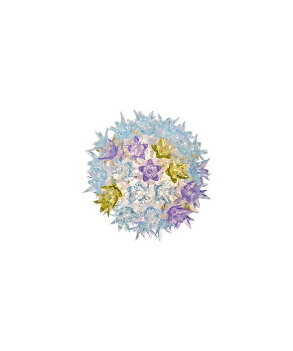 Kartell - Bloom Cw2 Wandlamp/Plafondlamp Lavendel
