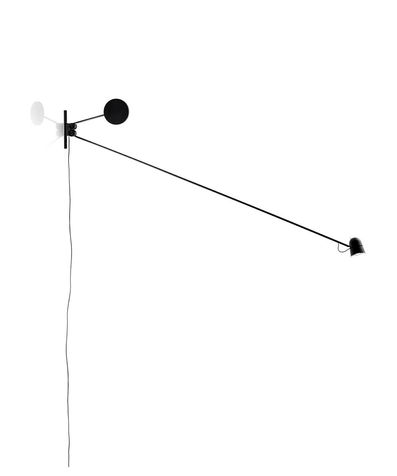 Luceplan - Counterbalance Wandlamp Zwart