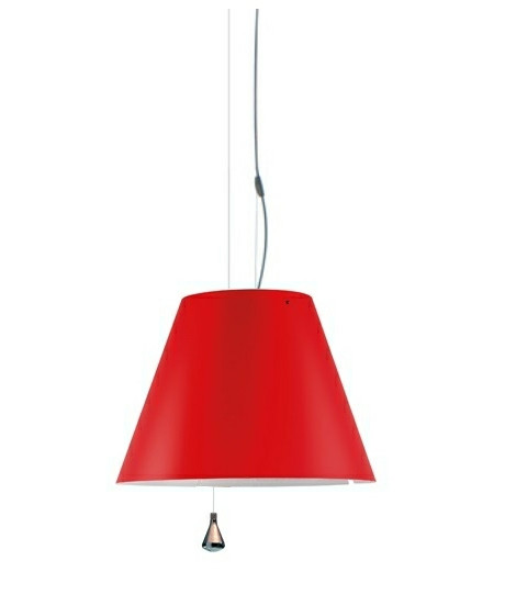 Luceplan - Costanza Hanglamp Up/Down Primary Red