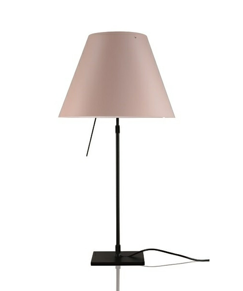 Luceplan - Costanza Tafellamp met Dimmer Zwart/Soft Skin