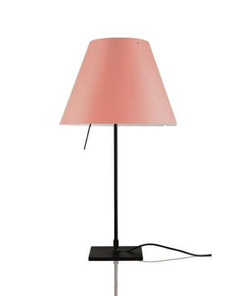 Luceplan - Costanzina Tafellamp Zwart/Edgy Pink