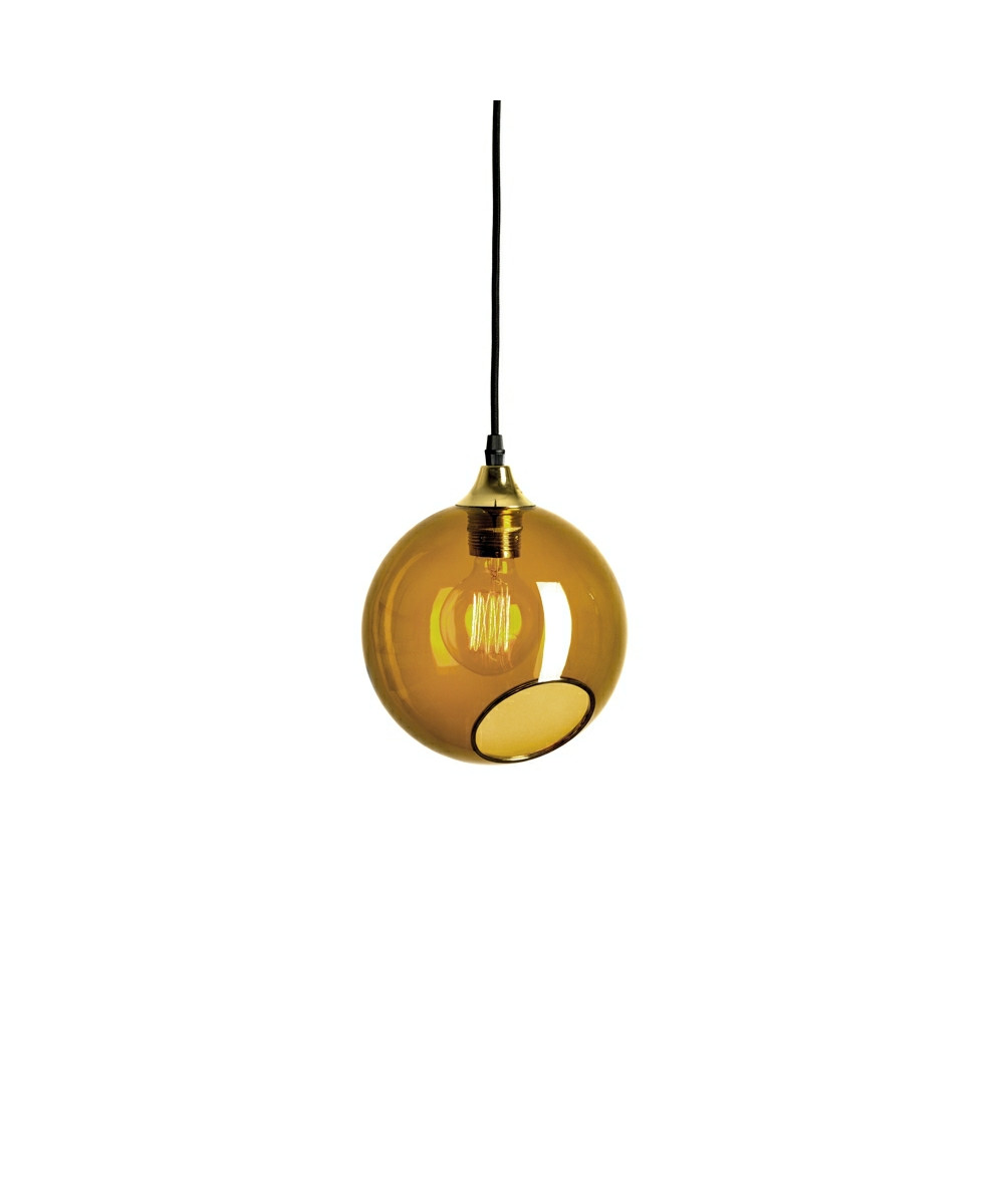Design By Us - Ballroom Hanglamp Amber met Goud Zuilen