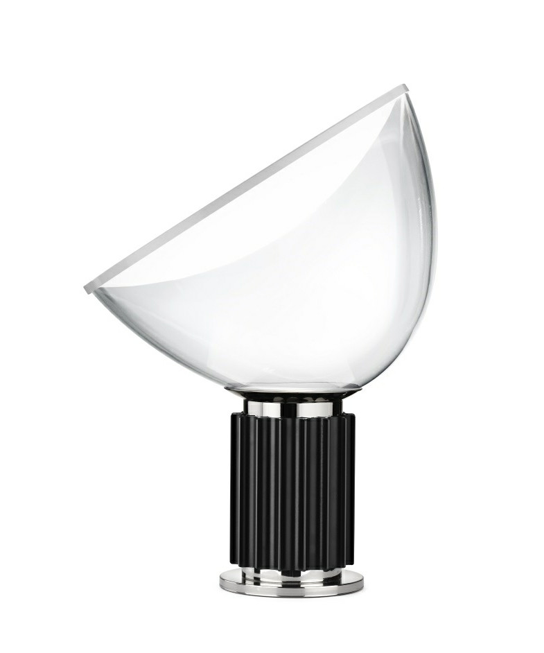 Flos - Taccia Glas Tafellamp Zwart