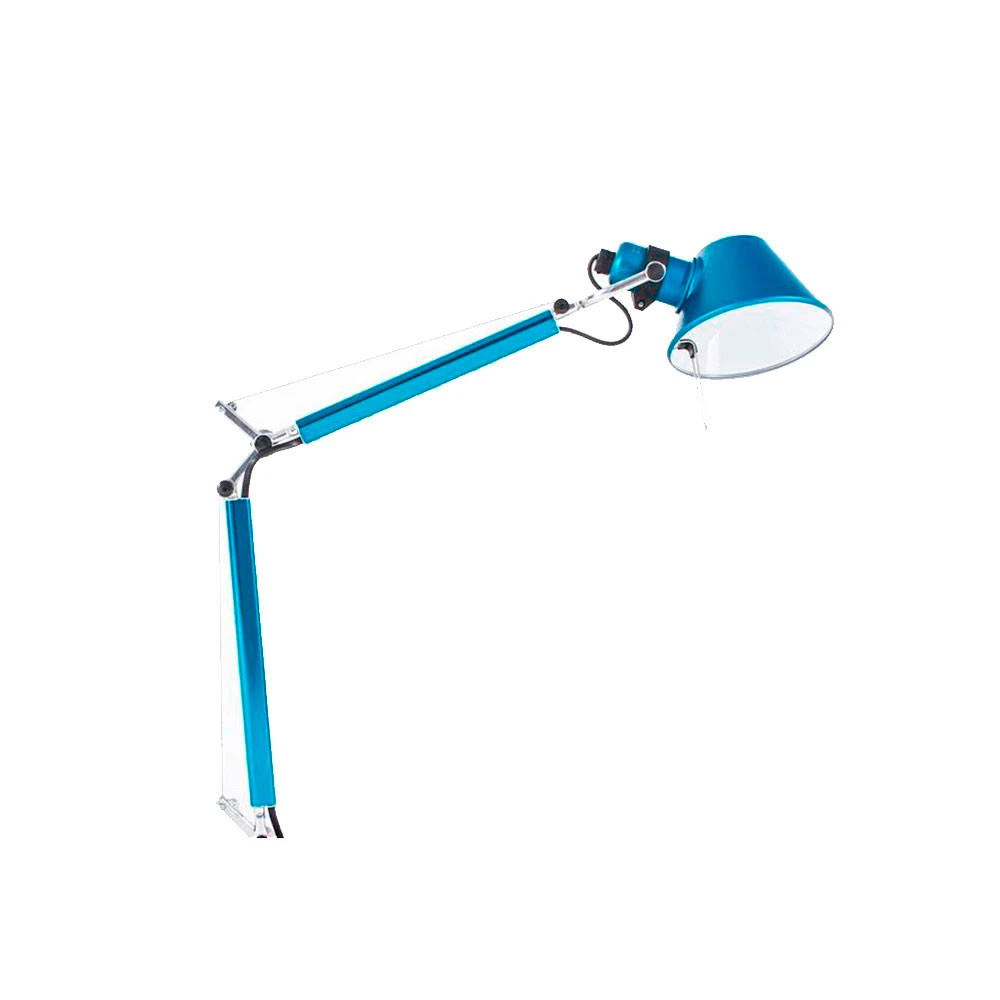 Artemide - Tolomeo Micro Tafellamp met Klem Blauw