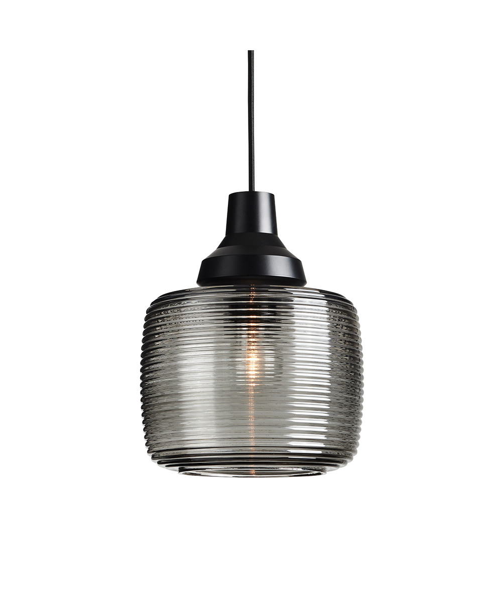 Design By Us - New Wave Stripe Hanglamp Smoke