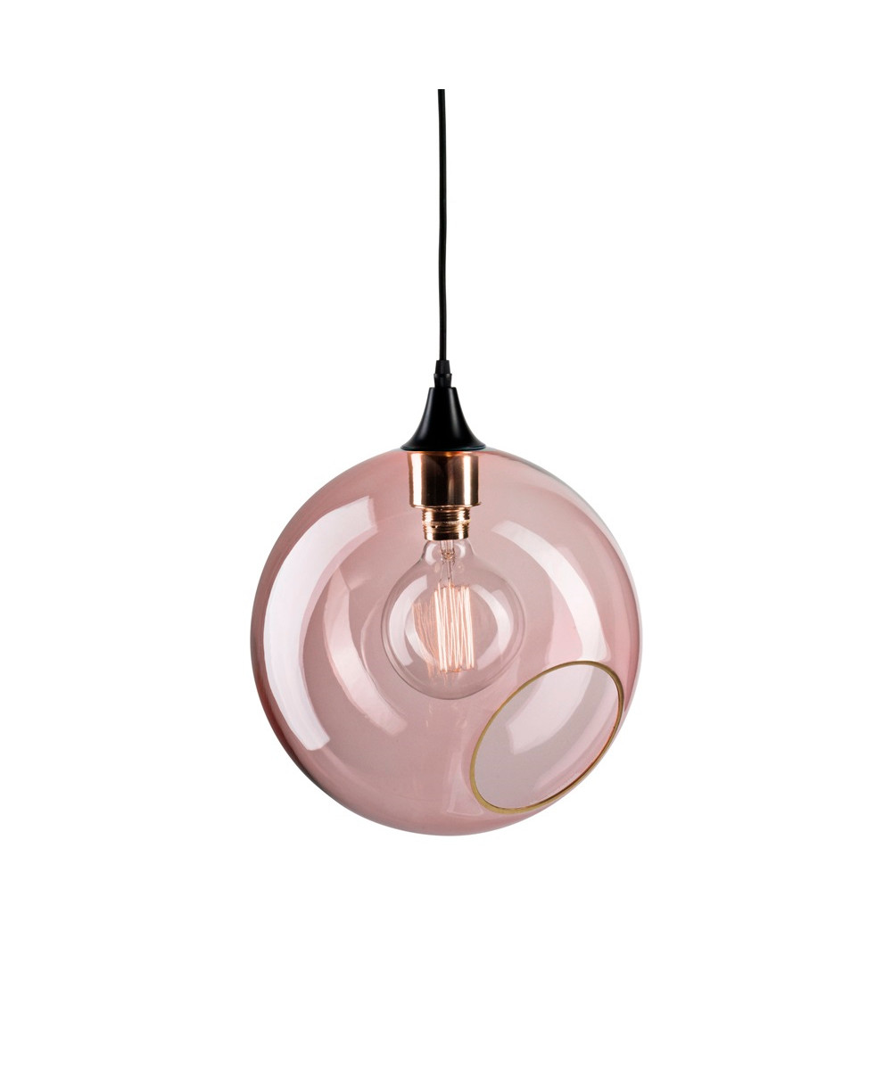 Design By Us - Ballroom XL Hanglamp Pink met Zwart Zuilen