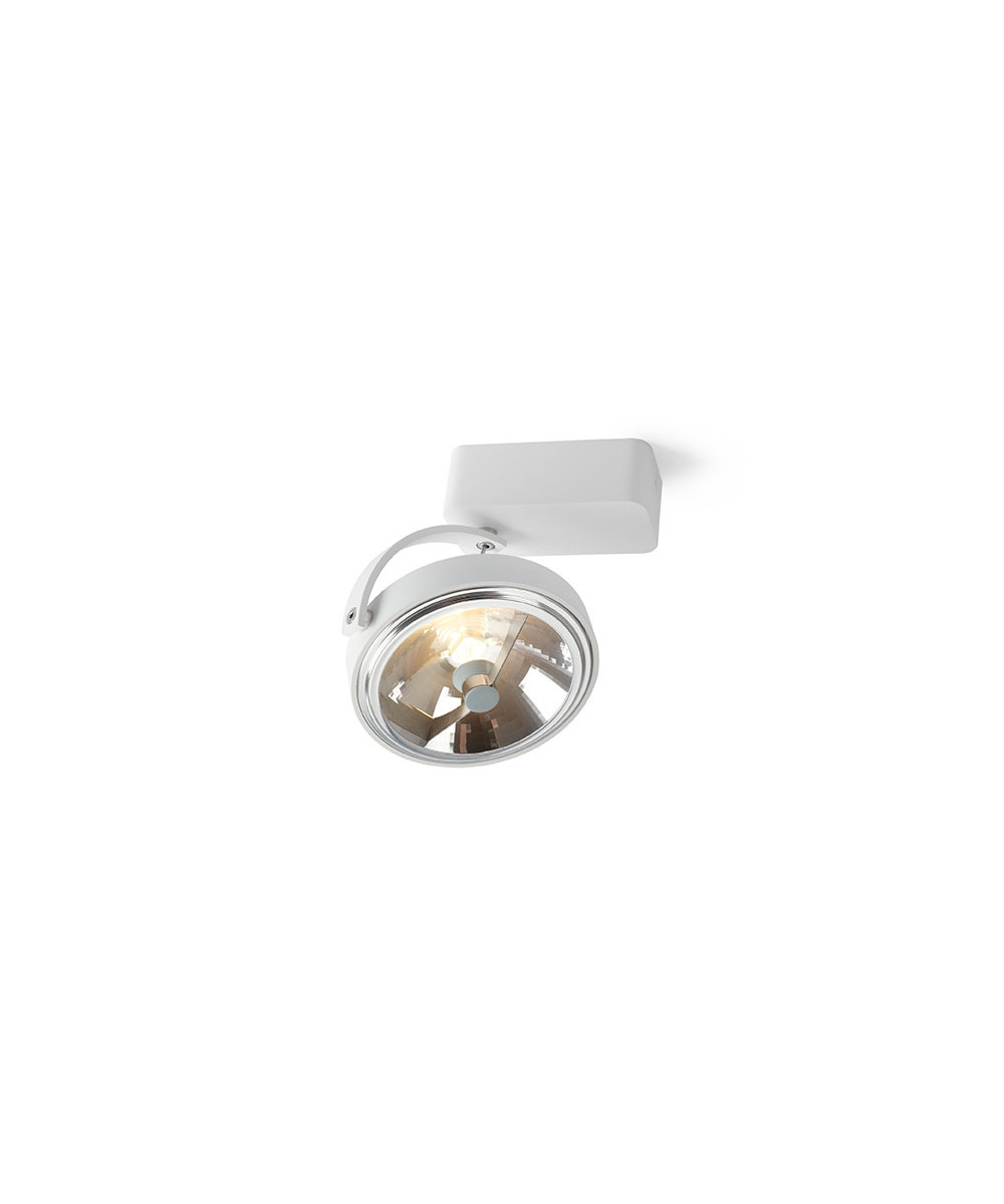 Trizo21 - Pin-Up 1 Square Plafondlamp Wit