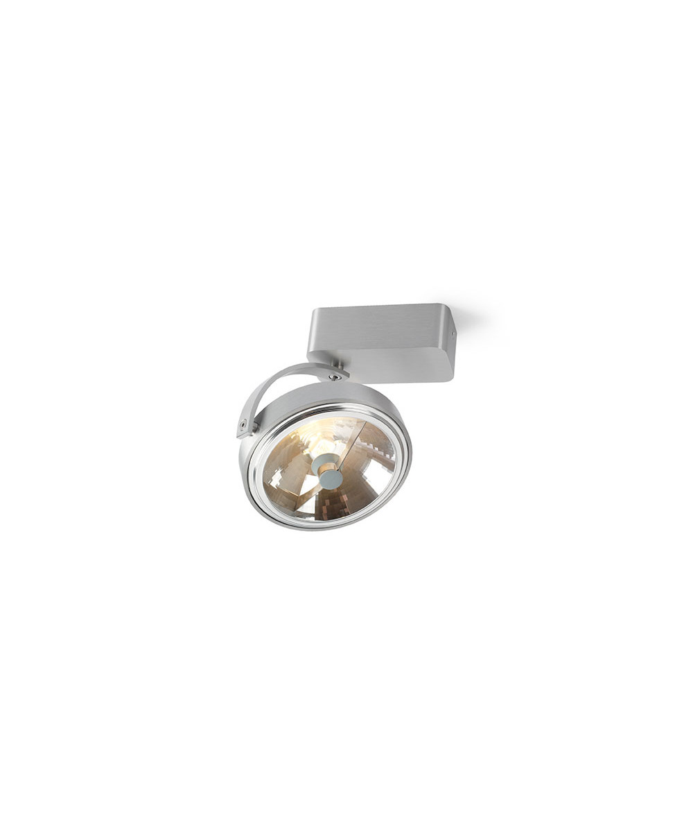 Trizo21 - Pin-Up 1 Square Plafondlamp Aluminium
