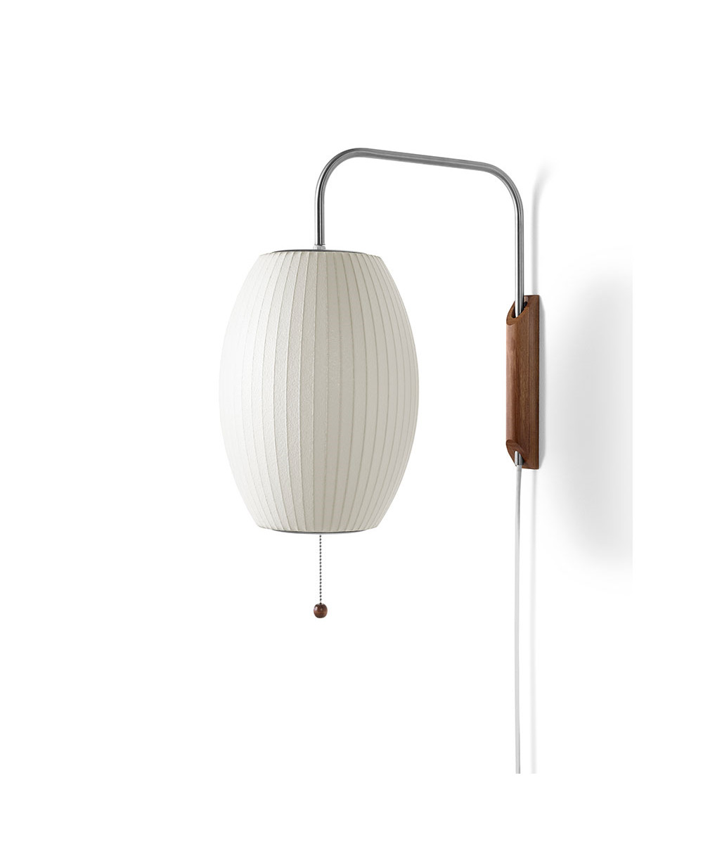 Nelson Cigar Sconce Bubble Small Wall Lamp Herman Miller Cigar Sconce Bubble Small Wall Lamp