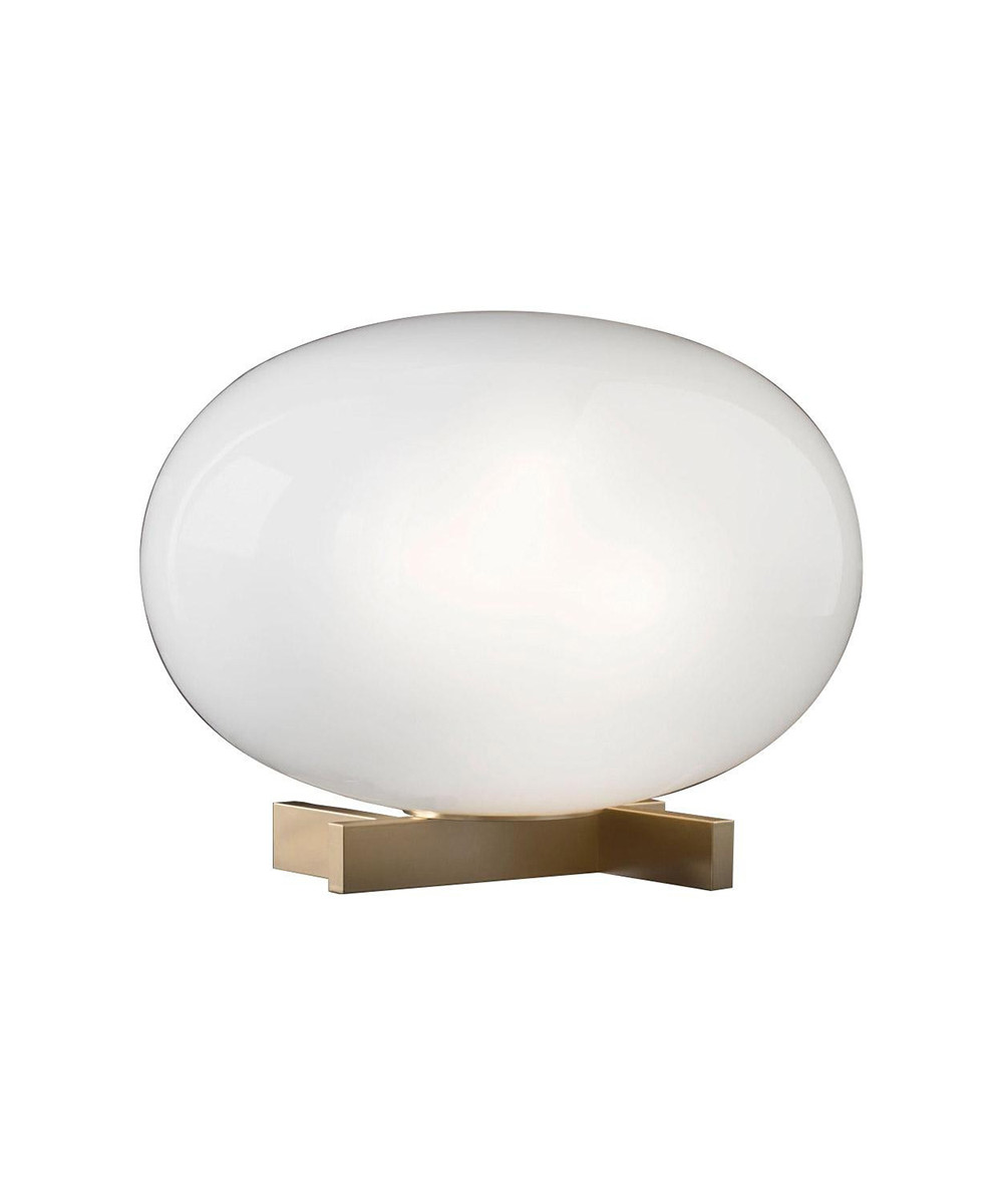 Alba Tafellamp Geelkoper/Opaal - Oluce