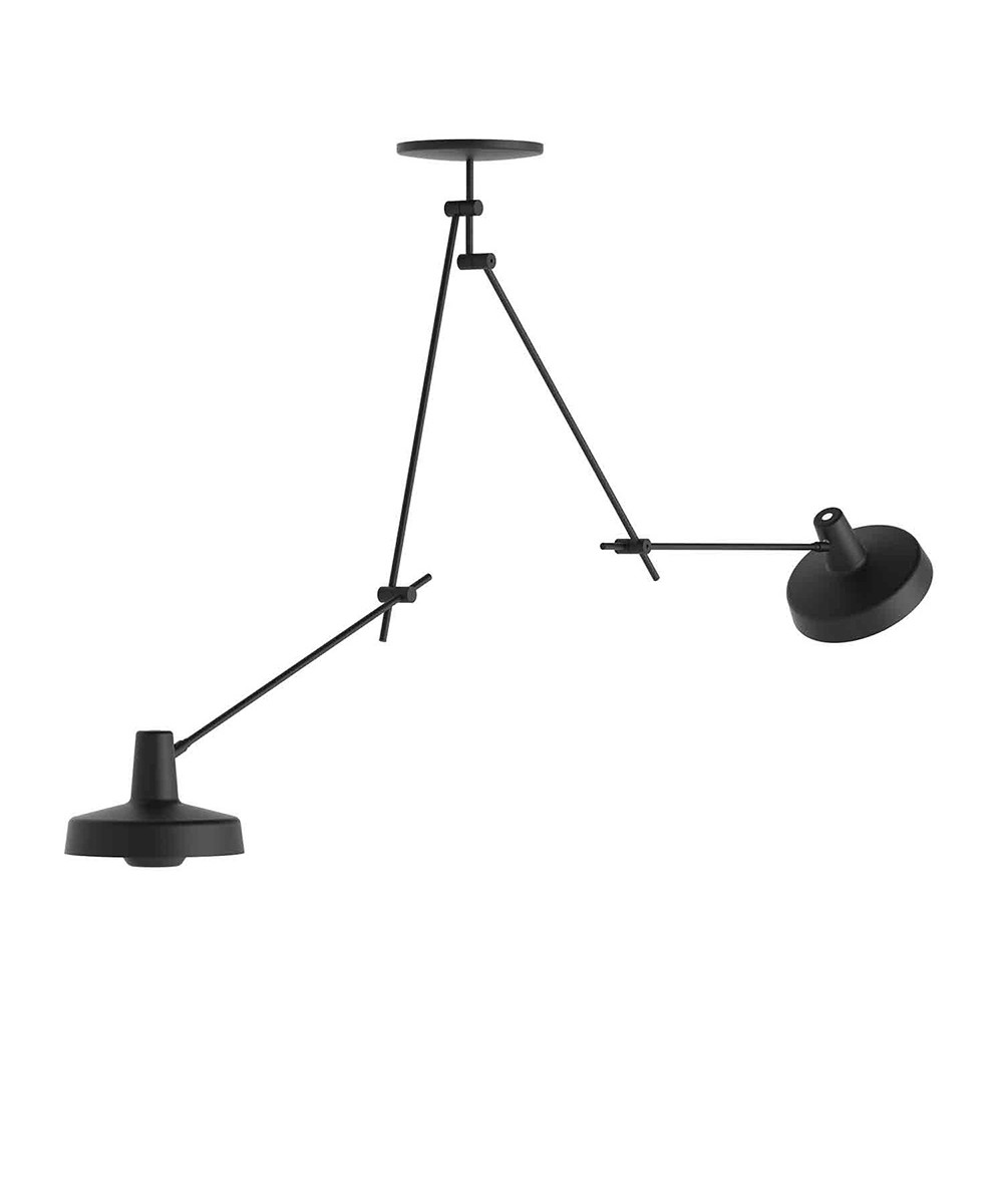 Grupa Products - Arigato Plafondlamp Double Long Zwart Grupa