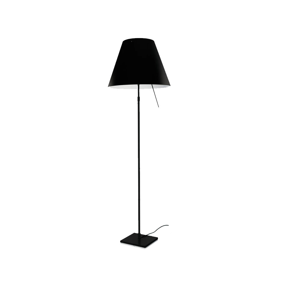 Luceplan - Costanza Vloerlamp Zwart/Zwart