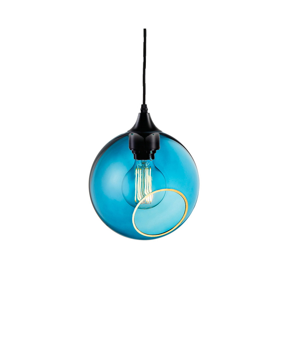 Design By Us - Ballroom XL Hanglamp Blue Sky met Zwart Zuilen