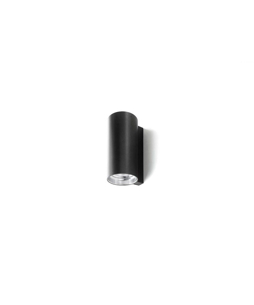 E04 Wandlamp Ø7 Mat Zwart - Luceplan