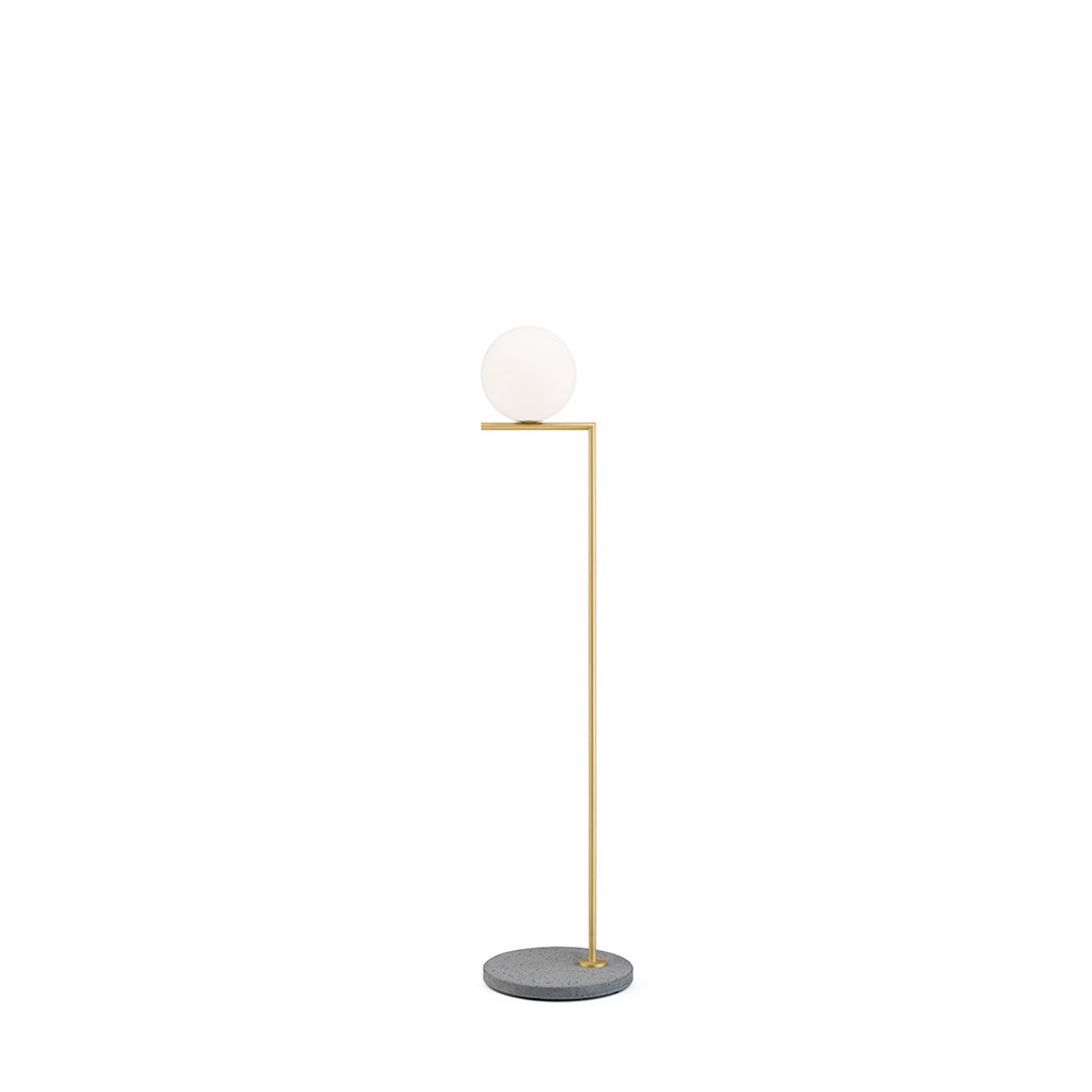Flos - IC F1 Outdoor Brass (Grey Lava Marble)