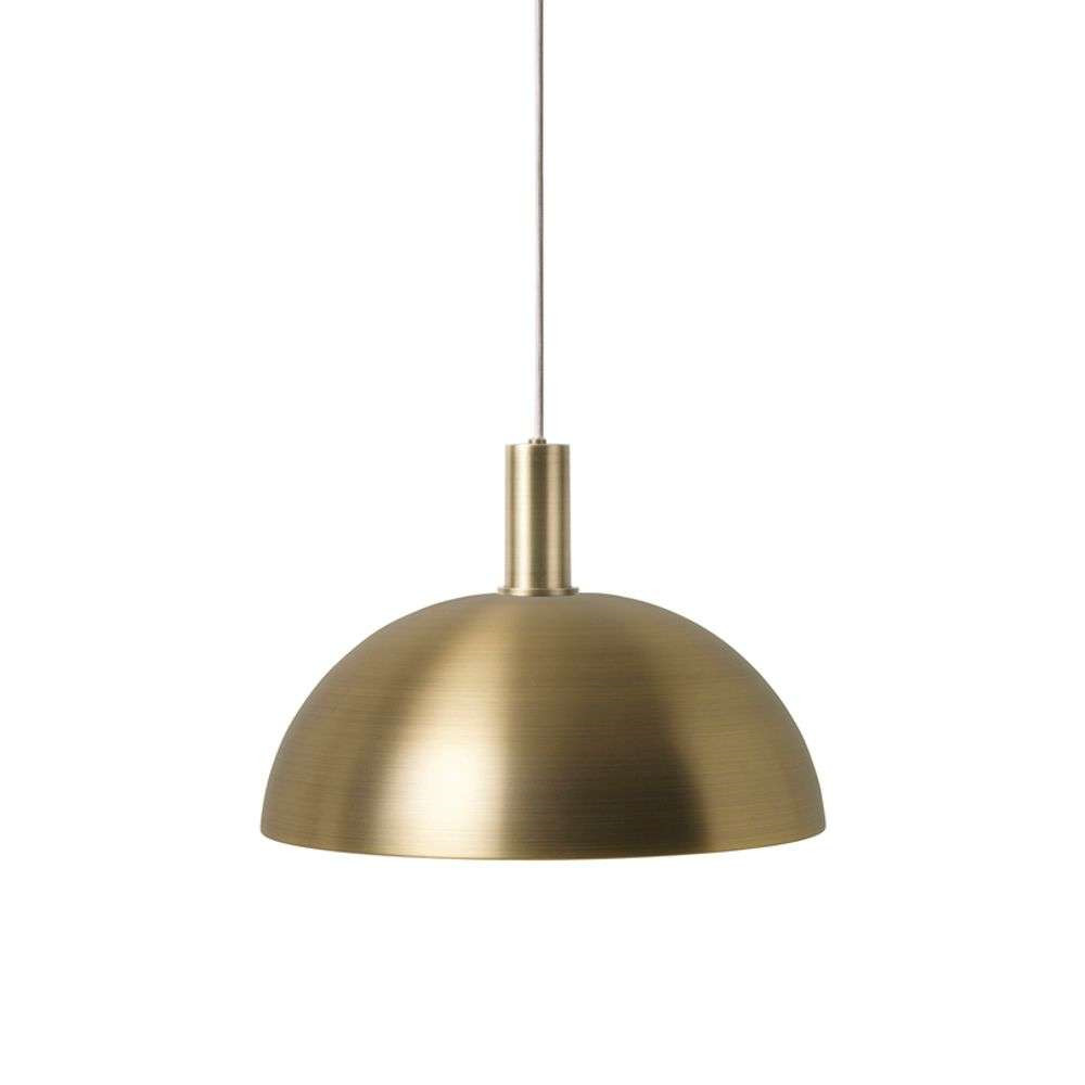 ferm LIVING - Collect Hanglamp Dome Low Brass ferm LIVING