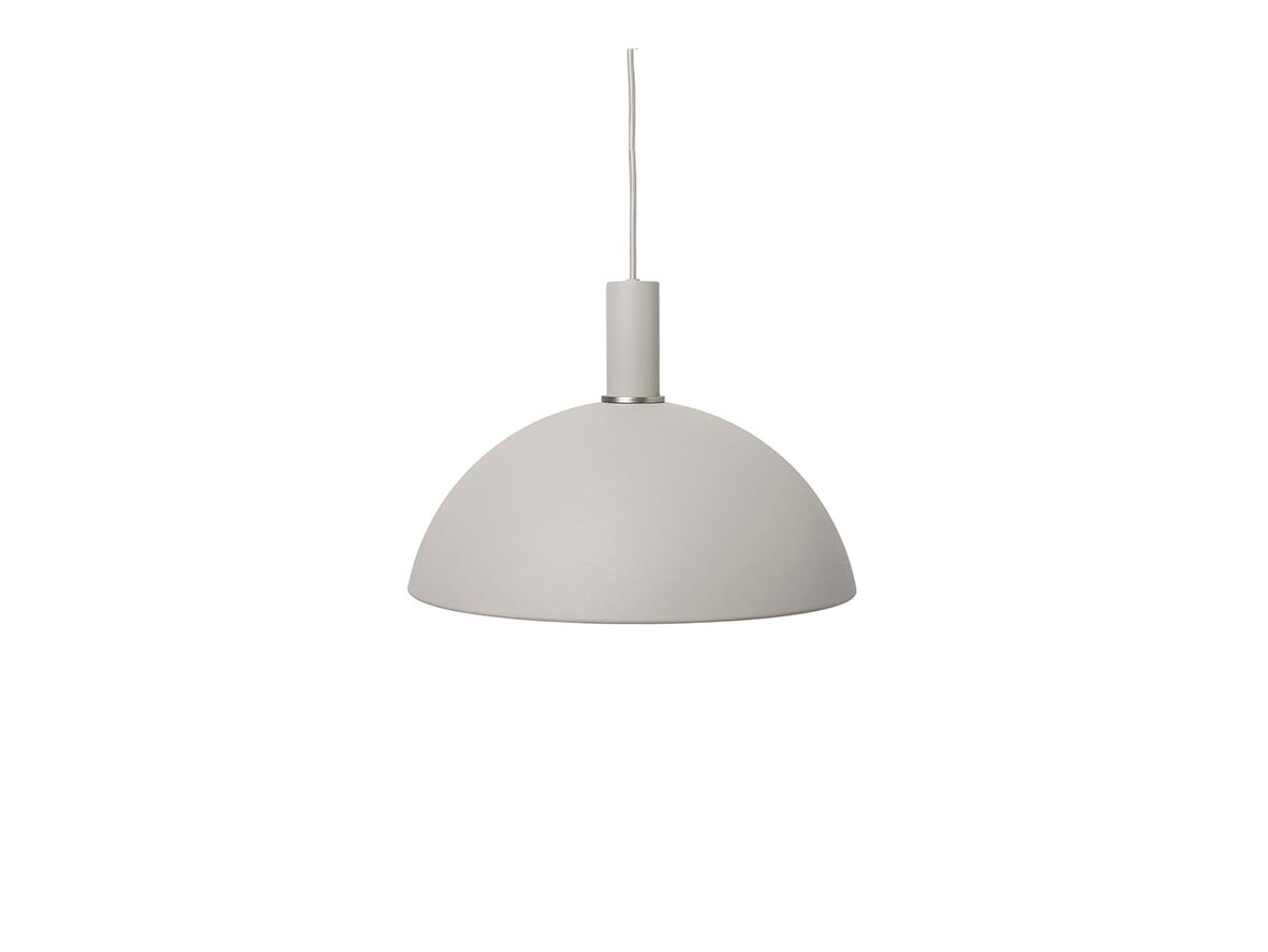ferm LIVING - Collect Hanglamp Dome Low Light Grey ferm LIVING