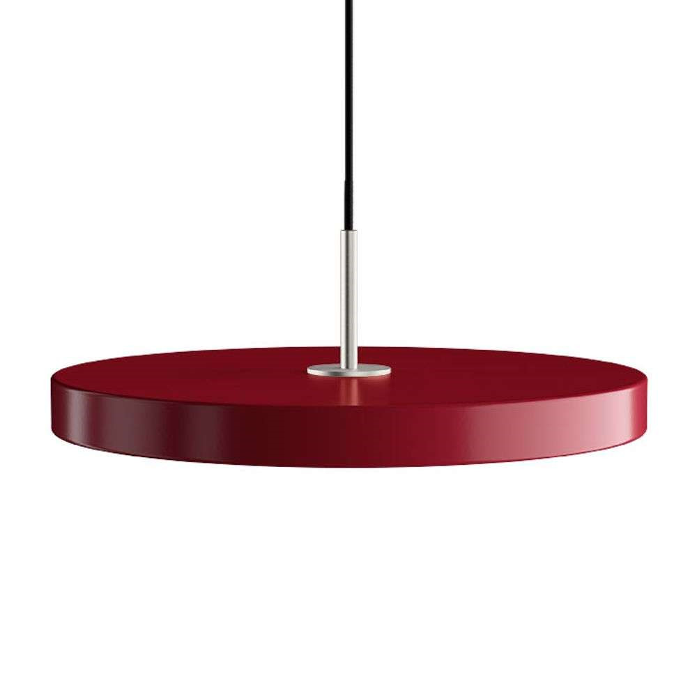 UMAGE - Asteria Hanglamp Ruby Red/Steel Top Umage