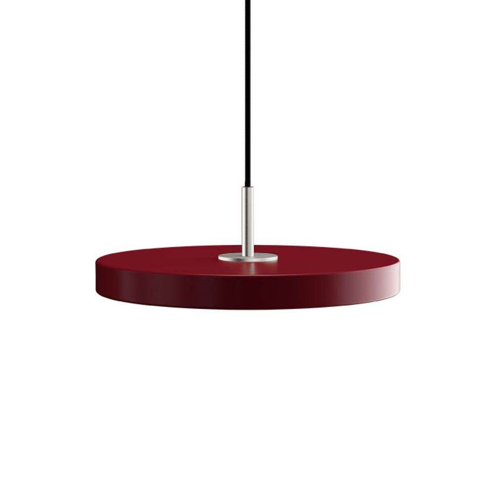 UMAGE - Asteria Mini Hanglamp Ruby Red/Steel Top Umage