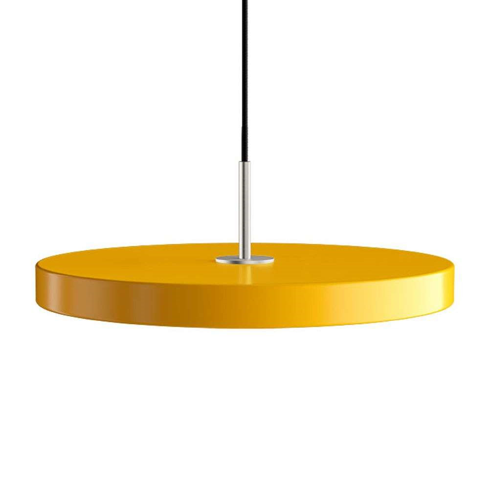 UMAGE - Asteria Hanglamp Saffron Yellow/Steel Top Umage